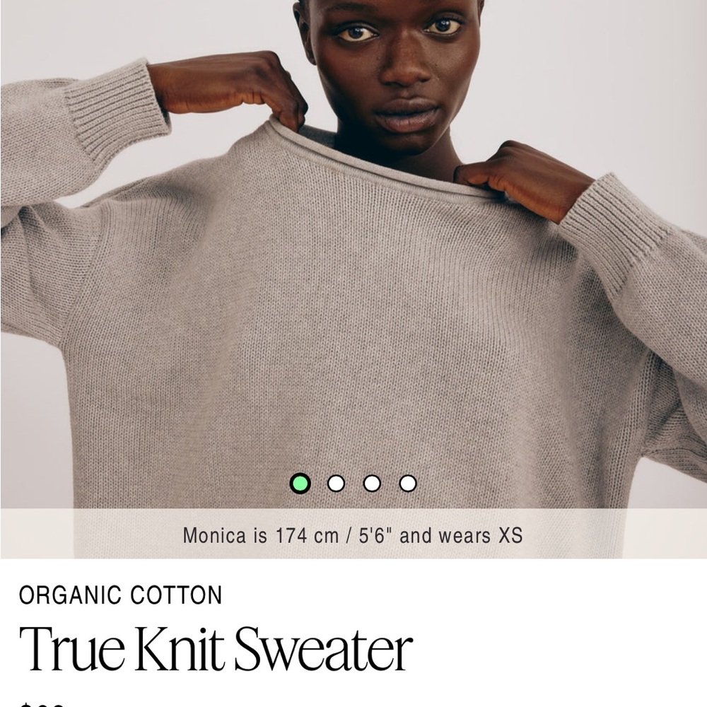 Organic Basics Crewneck Sweater - Light Gray